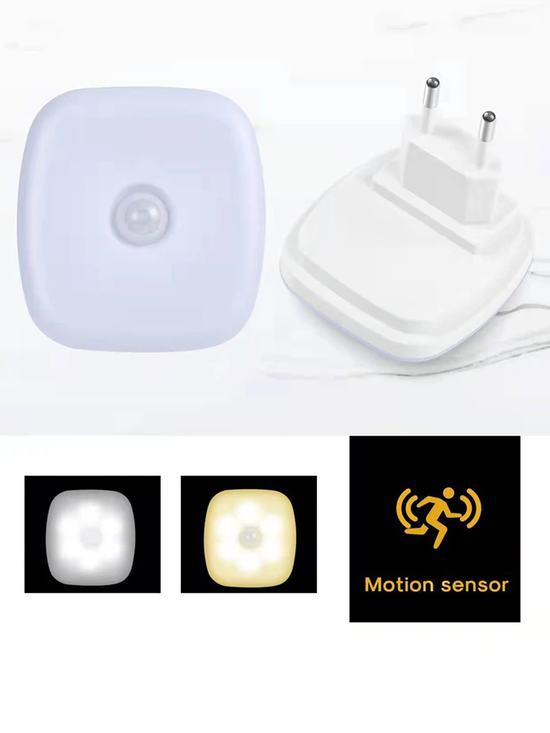 Blanc froid|10PCS)Lampe LED Sans Fil avec Capteur de Mouvement pour