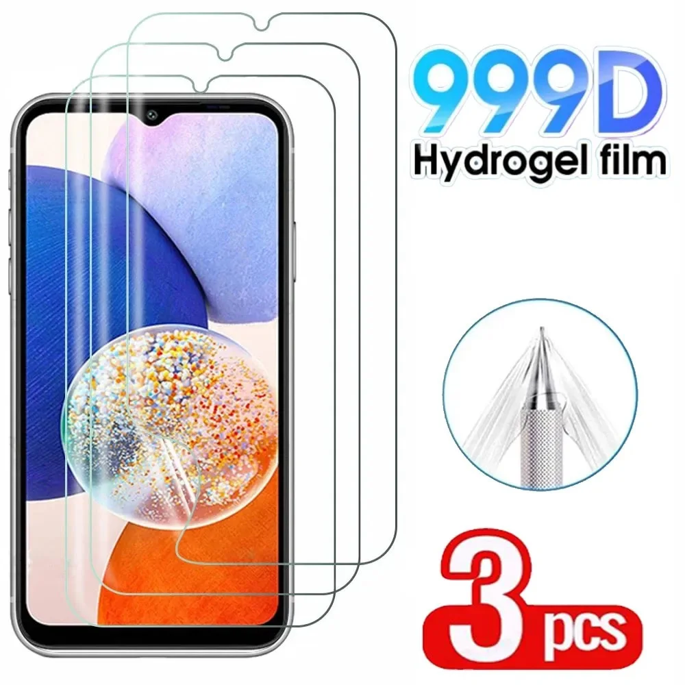 

3PCS Hydrogel Film for Samsung Galaxy A14 A34 A54 A24 A13 A23 A53 A73 A33 Screen Protector On Samsung A12 A22 A32 5G A52 Film