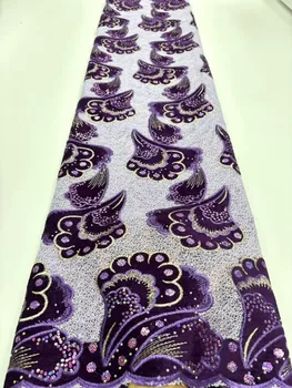 Velvet Lace Fabric 2026 High Quality Hollow out Gorgeous Embroidery Lace Fabric Exclusive Premium Velvet Guipure 1