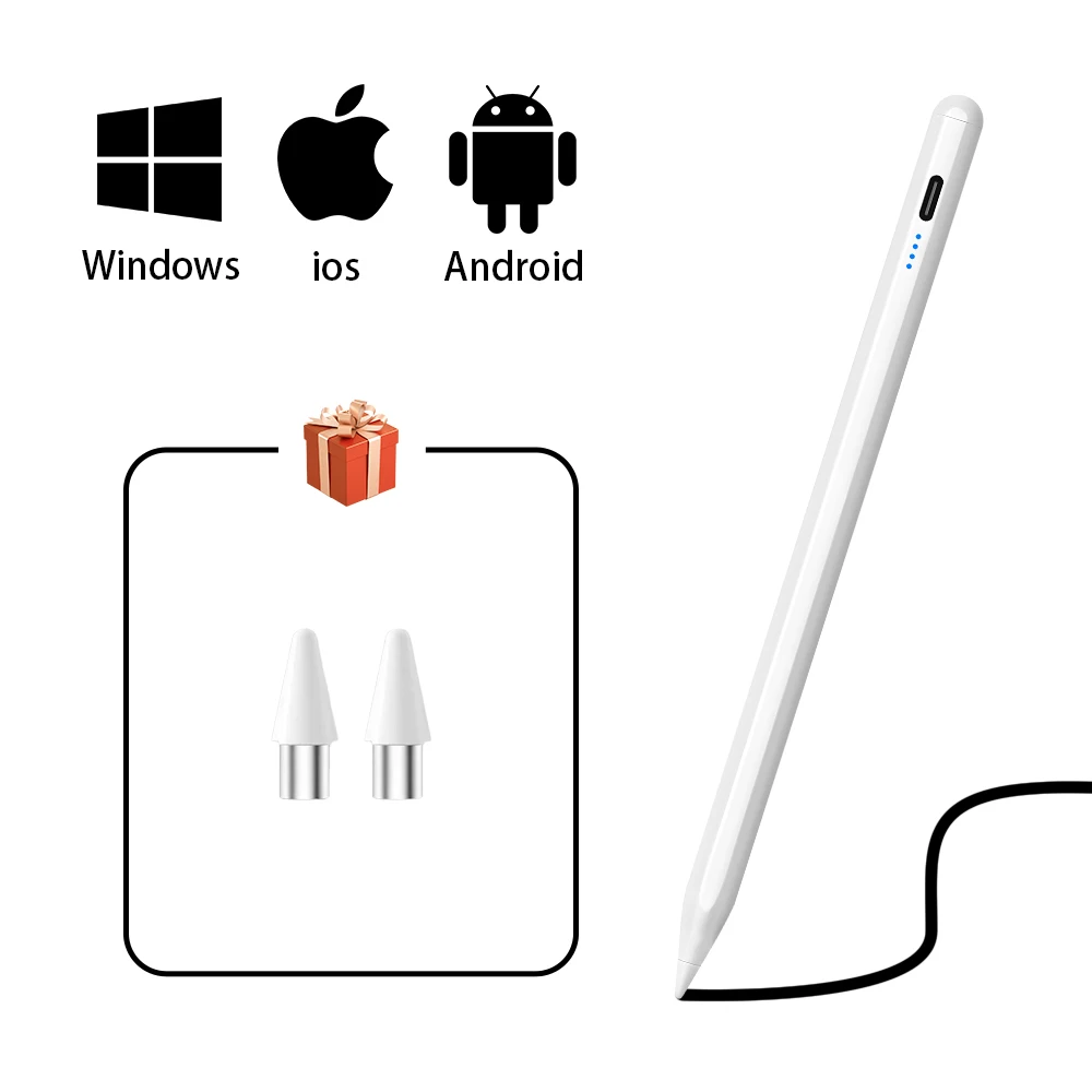 Mixoo Stylet pour écran Tactile, Stylet pour iPad, Stylet capacitif  Universel avec Capuchon magnétique pour Tablette Android iPad  Pro/Mini/Air/iPhone/Microsoft (Blanc + Noir) : : High-Tech