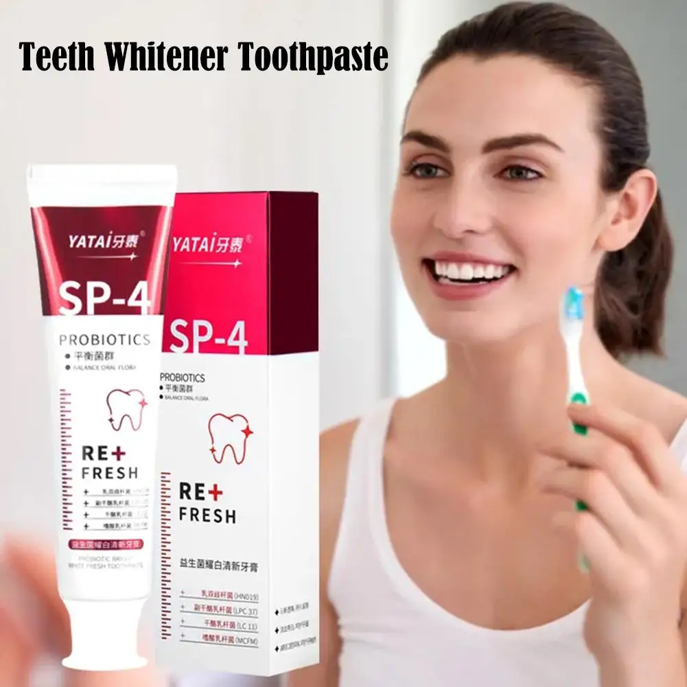 

Probiotic Whitening Shark Toothpaste Teeth Whitening Toothpaste 120g Toothpaste Plaque Breath Oral Prevents Care Fresh N8E9