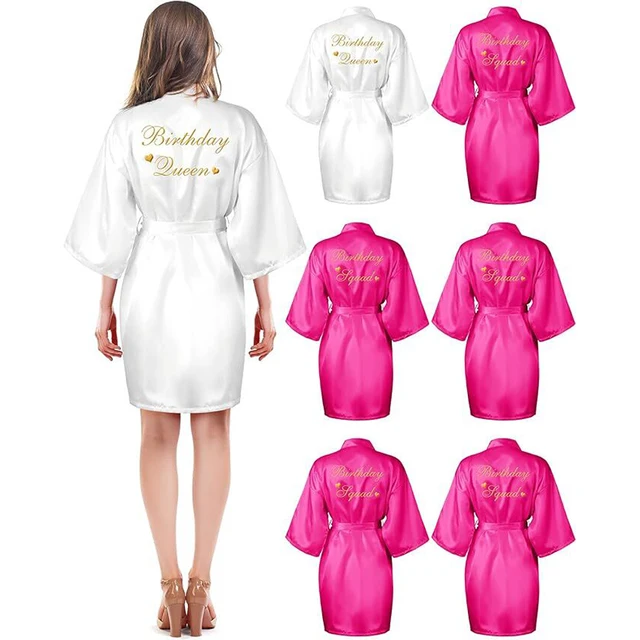 104242-8c9853.jpg 6 pièces Robes d'escouade d'anniversaire pour femmes fête d'anniversaire reine Spa peignoir Kimono Spa Robe pyjama Robes de fête Robe soyeuse