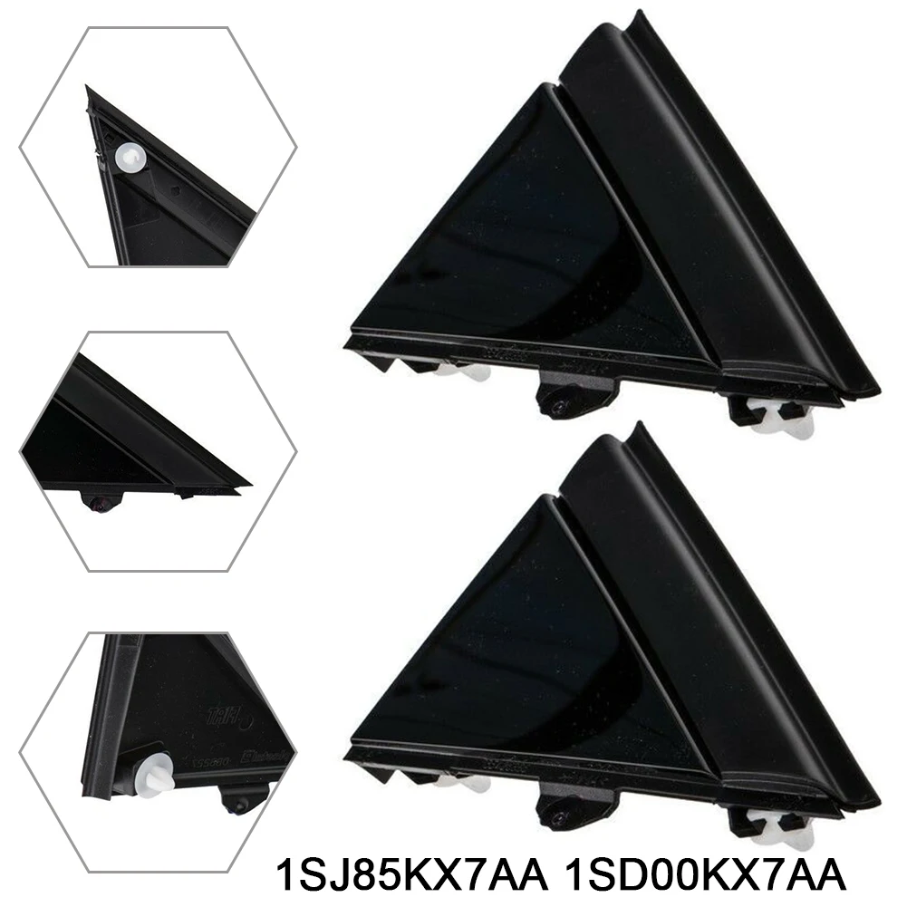 

Яркая черная зеркальная треугольная отделочная пластина для 500 1SJ85KX7AA 1SD00KX7AA L & R зеркальная треугольная отделочная пластина левая + правая]