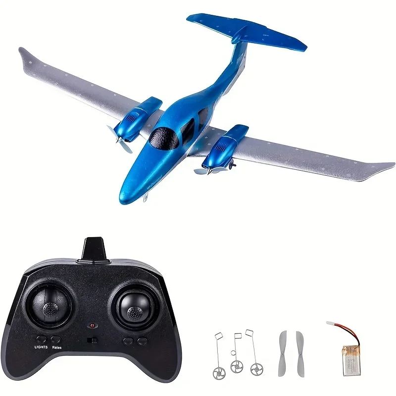Da62 Diamond Rc Aircraft Qf006 Fixed Wing Remote Control Foam Plane Electric Model Aircraft Two-Channel Glider RC Kids Toys 5