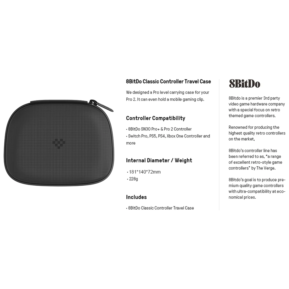 Portable Game Controller Carrying Case Protective Storage Bag