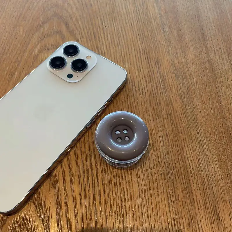 Korean 3D Cute Candy Buttons Bracket Phone Grip Tok Griptok Holder Ring For iPhone 16 Pro Accessories Phone Stand Holder Bracket - Image 18