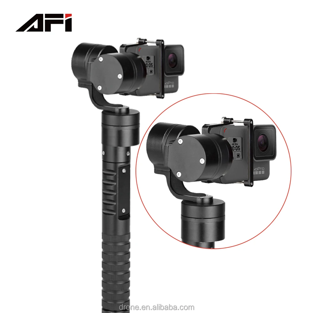 Tanio AFI 3-osiowy kamera ręczna stabilizator Gimbal dla go pro
