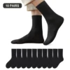 10 Pairs Men's Cotton Socks New styles Black Business Men Socks