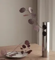 Flower Vase Decorative Centerpiece For Home or Wedding SUS304 Stainless Steel, 11.8" Tall (Silver) 1