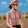Lameda Women's Summer Sshort-sleeved Cycling Clothes Quick Drying Breathable Cycling Jersey With Pockets Cycling Accessories 1
