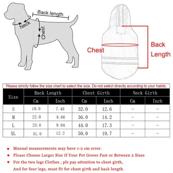 Summer Outdoor Puppy Pet Rain Coat S-XL Hoody Waterproof Jackets PU Raincoat  Dogs Cats Apparel Clothes Wholesale 2