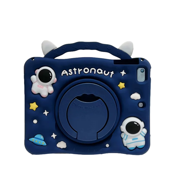 Children's Cartoon Unicorn Silicone Tablet Case with Stand