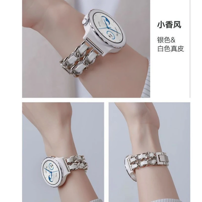 inoxidável, pulseira para Smartwatch Huawei Gt3 Pro,