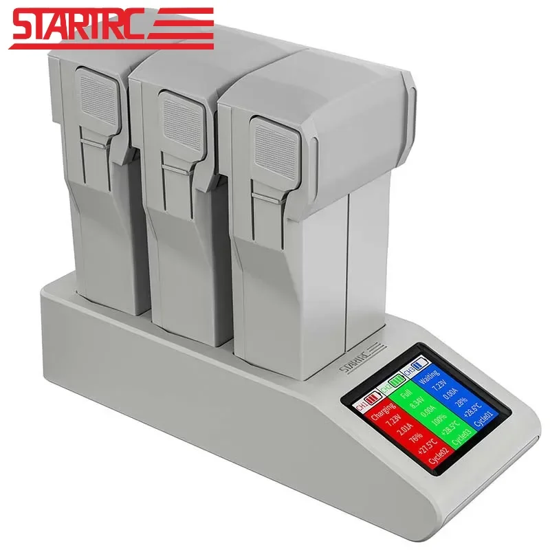 Chargeur Hub Batterie DJI Mini 4 Pro/Mini 3 - Affichage Numérique