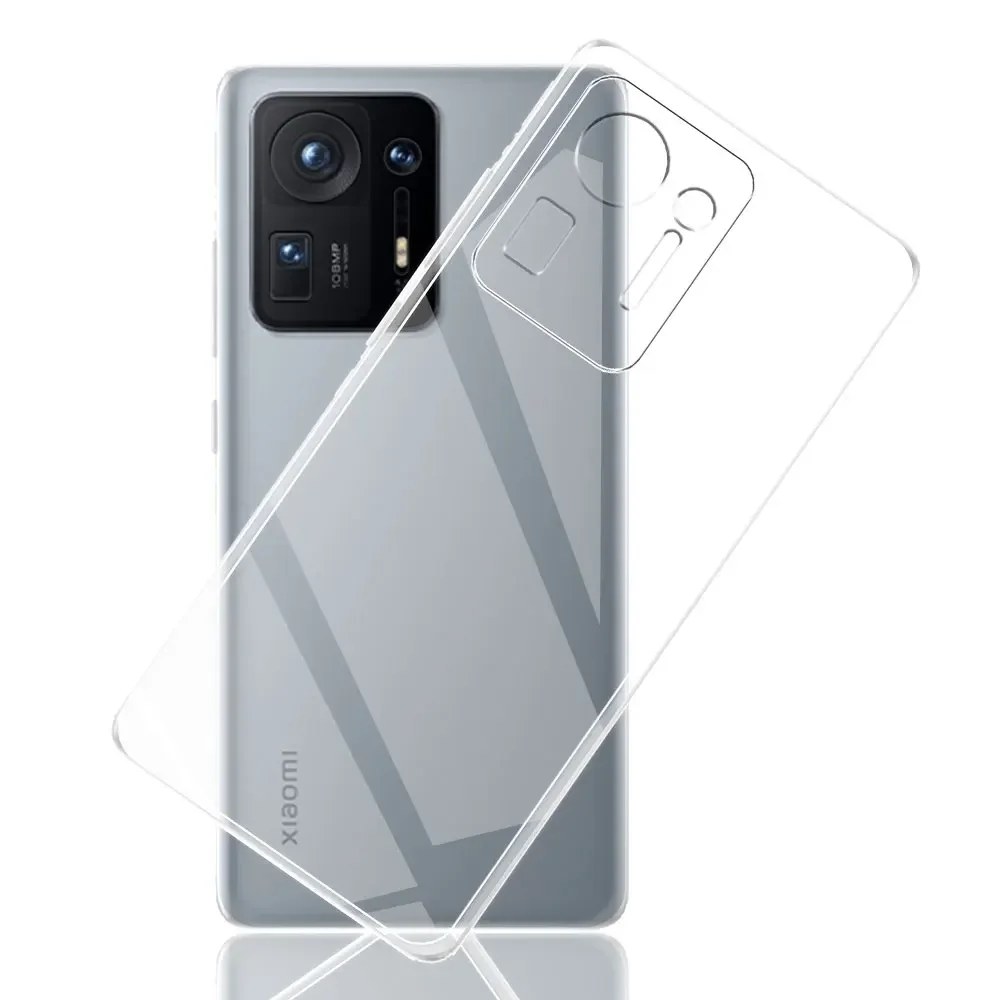Transparent Silicone Soft Shockproof Phone Case - Clear Protective Cover