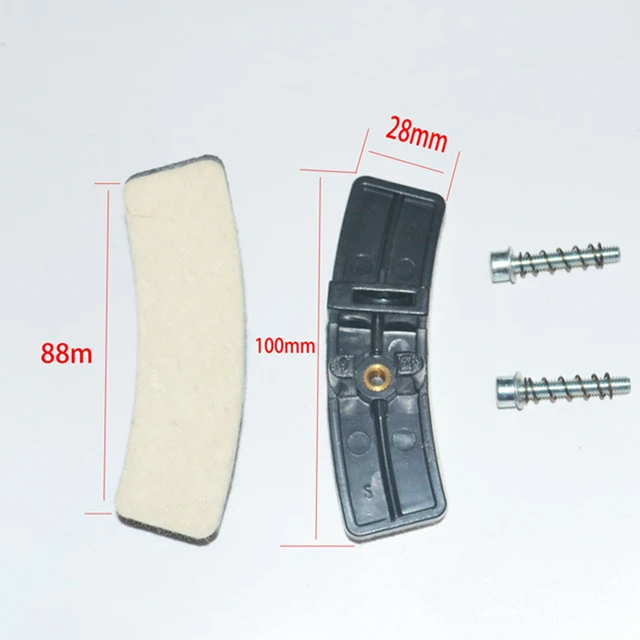Pair Exercise Bikes Brake Pad Exercise Bicycle Brake Pad Hairy
