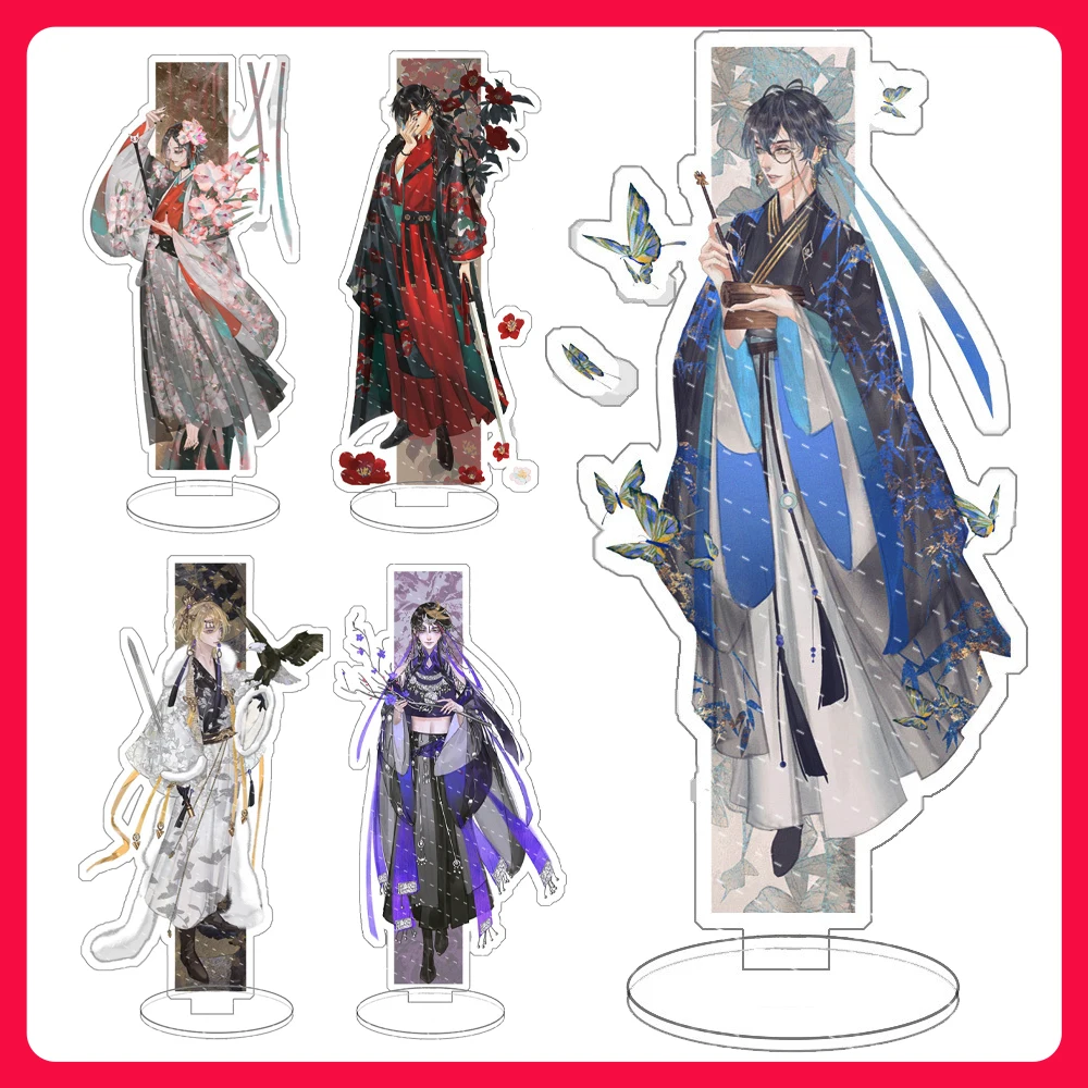 

Anime New Nijisanji Rainbow Society Vtuber Figures Ren Zotto Aster Arcadia Cosplay Acrylic Stand Model Toy Fans Xmas Gifts