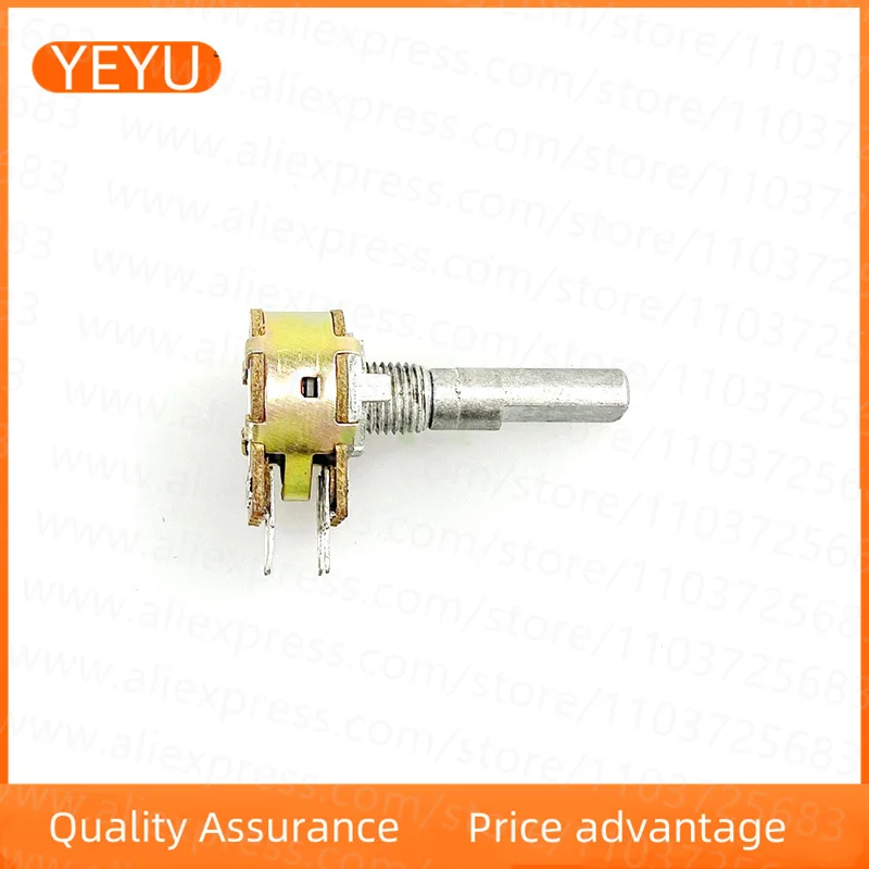 Type 16 6-pin Dual B100K With Stepping Power Amplifier Loudspeaker High And Low Volume Potentiometer Half Shaft 2PCS