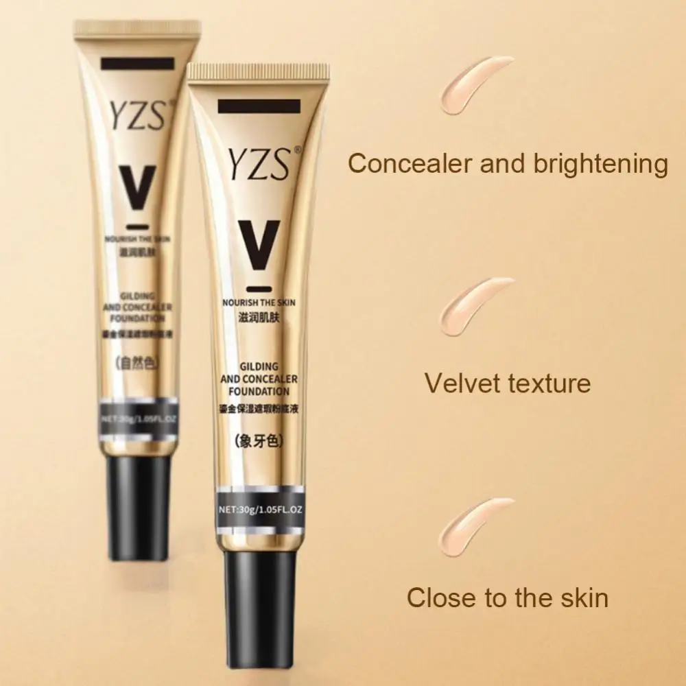 Concealer Foundation Cream Waterproof Long Lasting Deep Complexion Dark Circles Acne Marks Cover Spots Moisturize Face Makeup 3