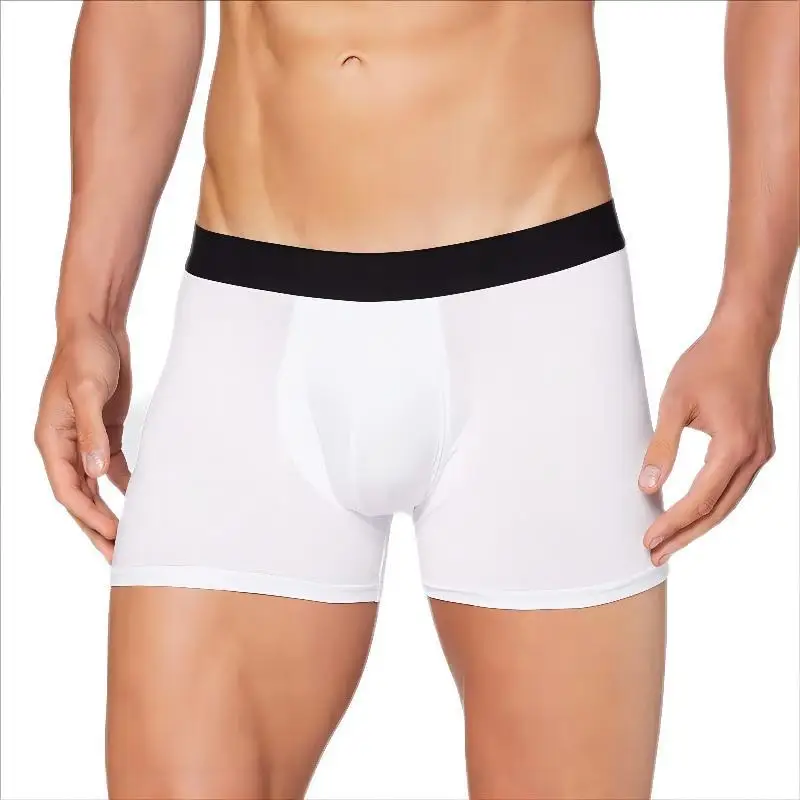 5pcs Sublimation DIY White Blank Polyester Boxer Briefs For Valentine and Father's Day Size S-2XL 3