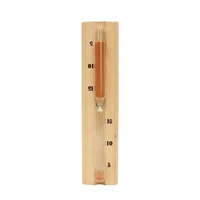 5/10/15Minutes Glass Hourglass Timer Practical Wall Mounted Rotating Sauna Bathroom Sand Clock Home Dropship 2