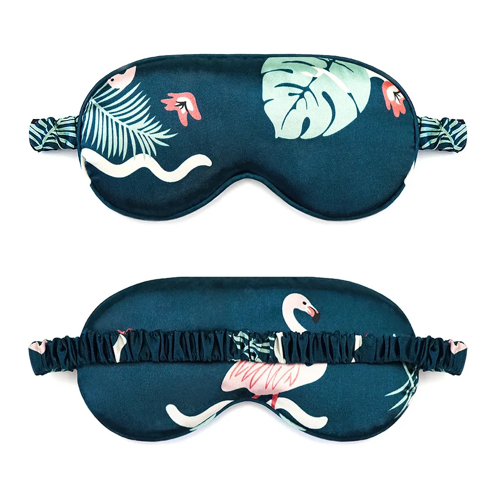 Imitated Silk Eye Patch Shading Sleep Eye Mask Eyepatch Travel Relax Cover Eyeshade Health Sleeping Shield Eye Care Tools 5