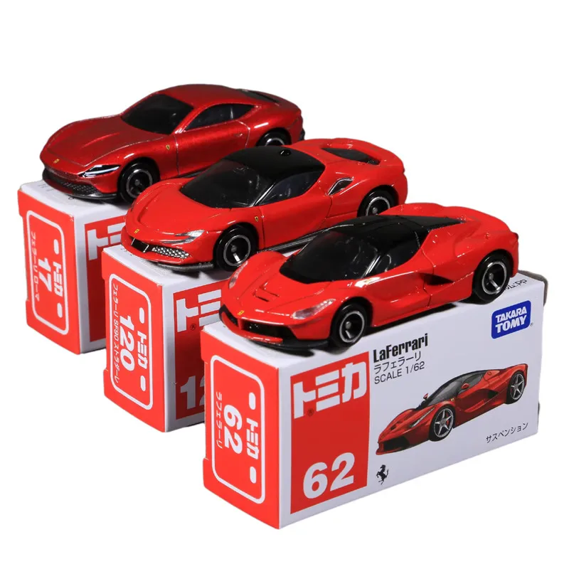 TOMY Ferrari F40 Roma SF90 SP3 Ferrari F8 ENZO F355 F50 Laferrari 512BB Alloy Car Diecasts & Toy Vehicles Car Model For Children 5