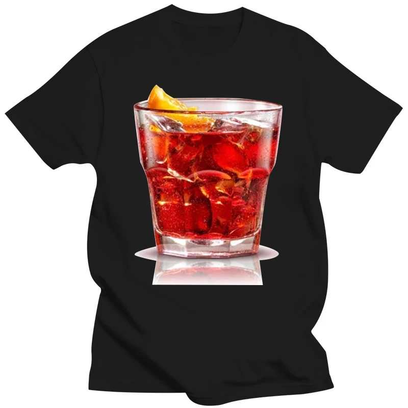 T-Shirt Negri Un Terzo Un Terzo Un Terzo Cocktail Cocktail Happy Hour Campari