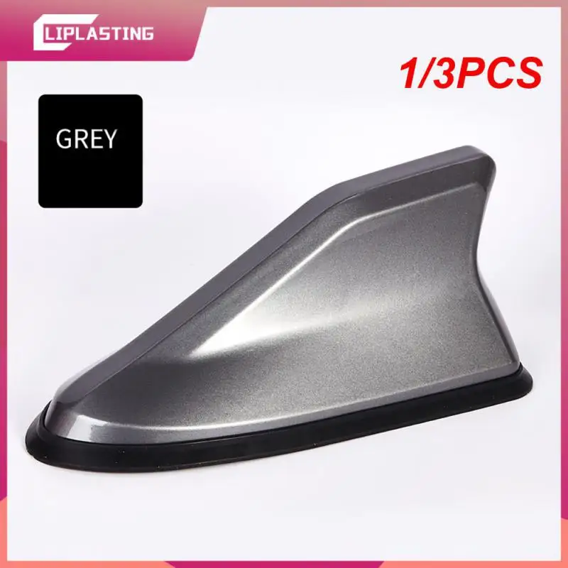 

1/3PCS New 2022 Car Antennas Shark Fin Antenna Auto Radio Signal Aerials Roof Antennas for universal car model Car Styling