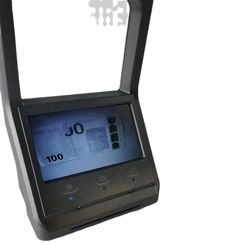 RUB USD EUR 돈 현금 통화 감지기 미니 휴대용 판별기 IR UV 3D ST-380 지폐 여권 수표 감지