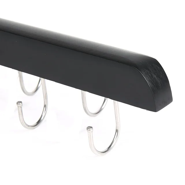 Porta cintura in legno Portaoggetti da donna per custodia per vestiti Accessori per guardaroba per la casa Fornitura Organizzatore per sciarpe Appendiabiti per cintura da uomo 4