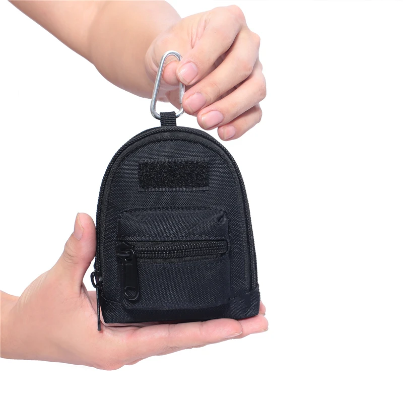 

For Man Tactical Edc Pouch Key Wallet Card Holder Coin Purses Pouch Bag Keychain Zipper Pocket Outdoor Men Bag Coin Money Bags