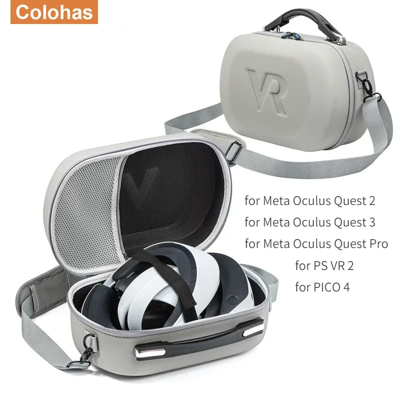 

New Carrying Bag for PS VR 2 Travel Protective Box Storage Bag for Meta Quest 2/3Pro for PICO 4 Case Storage Bag VR Accessories