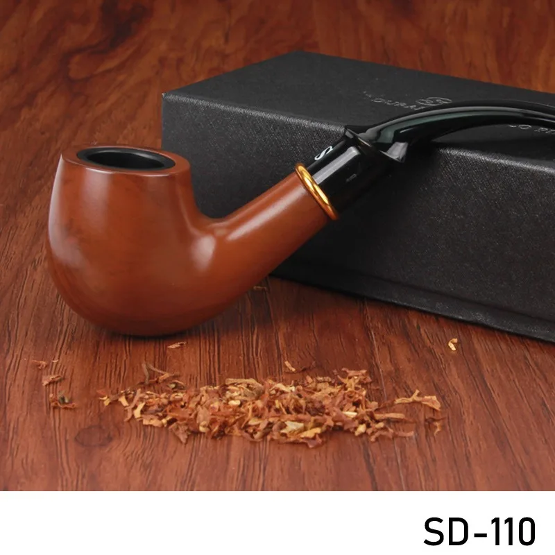 Bakelite Handmade Curved Handle Smoking Accessories 9mm Filter Pipe 6 Varieties Entry-level Cleaning Pipe