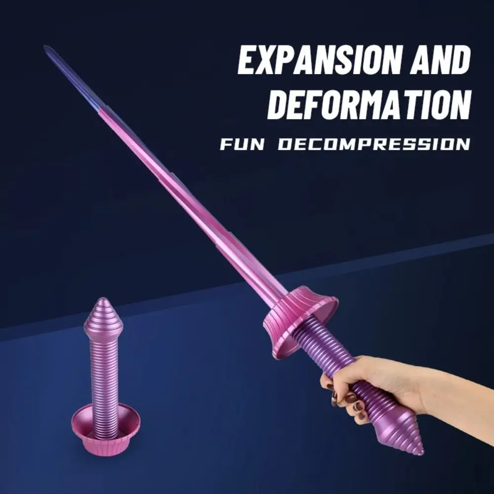 

Plastic 3D Printing Telescopic Sword Anxiety Relief Sensory Toys Decompression Toy Telescopic Cosplay Weapon Model