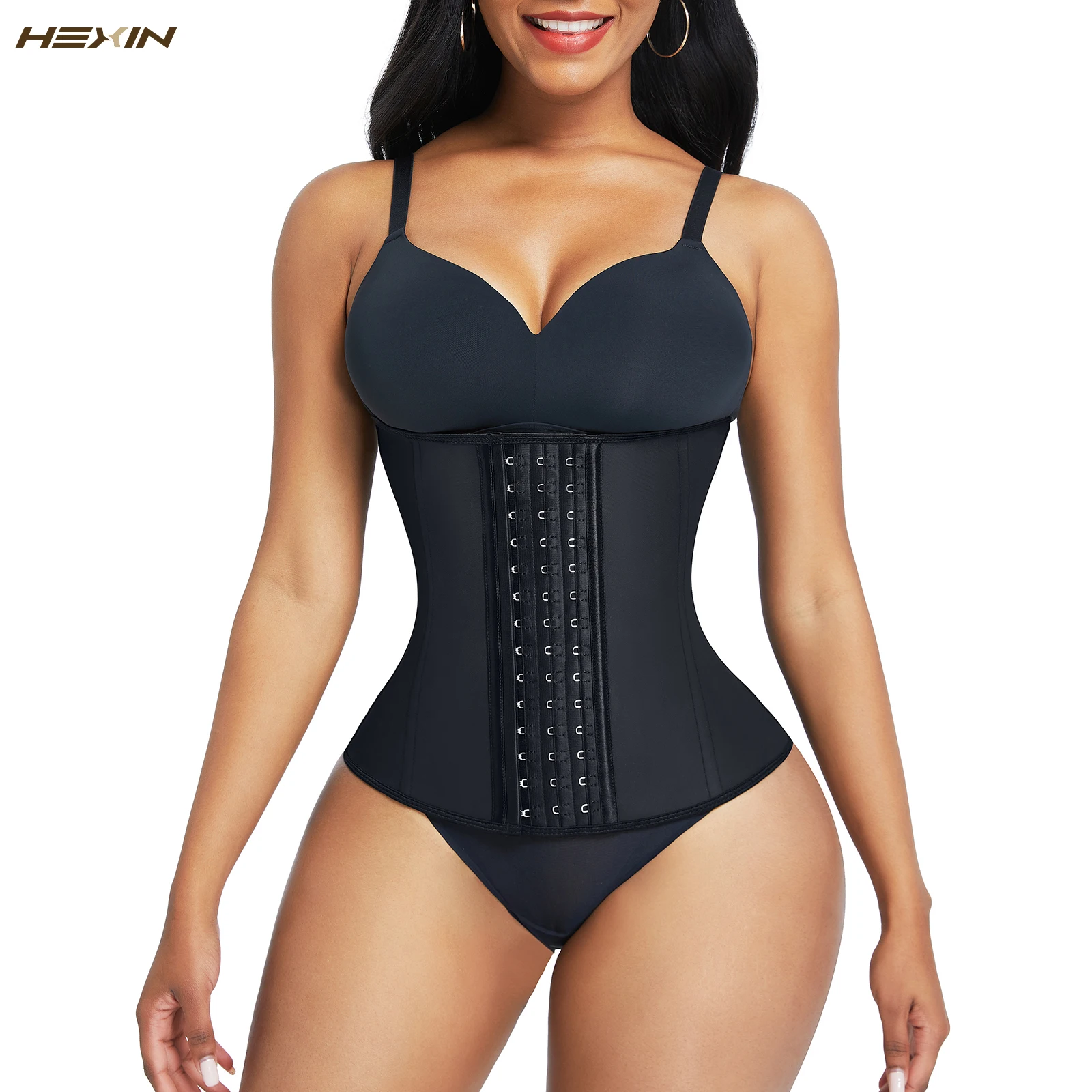 Tight Body Shaper Women Sexy Colombian Latex Waist Trainer 9 Steel Boned  Corset Shapewear Waist Trainer Corset