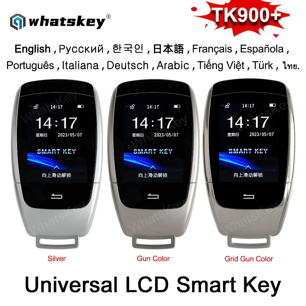 TK900+ Modified Smart Remote LCD Key Screen Display For Benz/BMW/Audi/Lexus/Toyota/Ford/Suzuki/KIA OBD Comfortable Keyless Entry