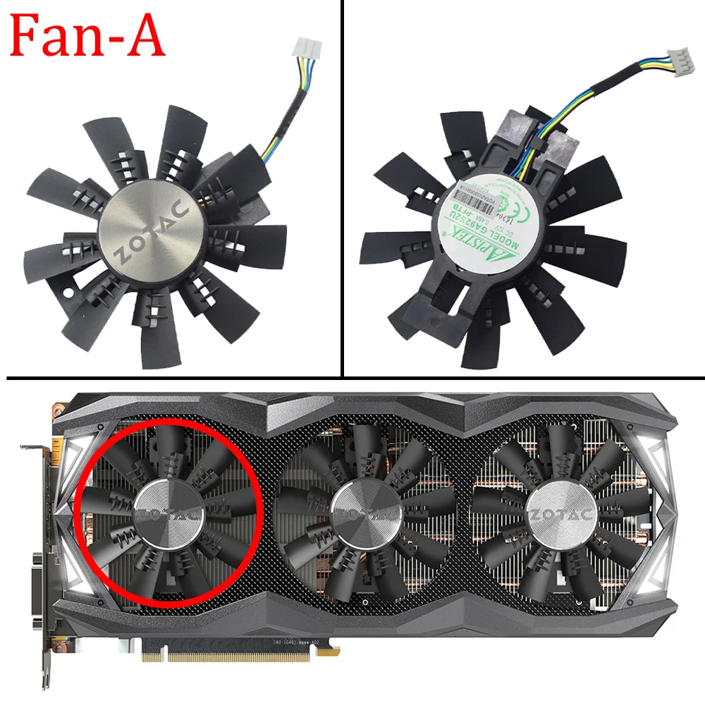 Water Cooler Heatsink Fan Gtx 1080 Heatsink 85mm Ga92s2u Gtx 1080