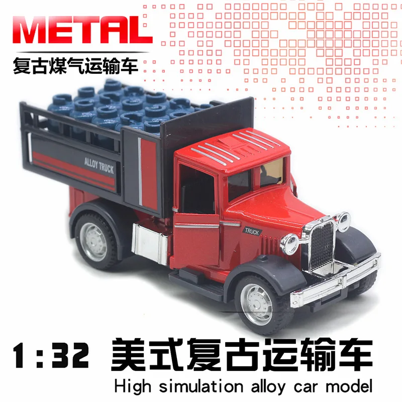 Alloy Classic Vintage American Retro Car with Sound and Light Effects Toy