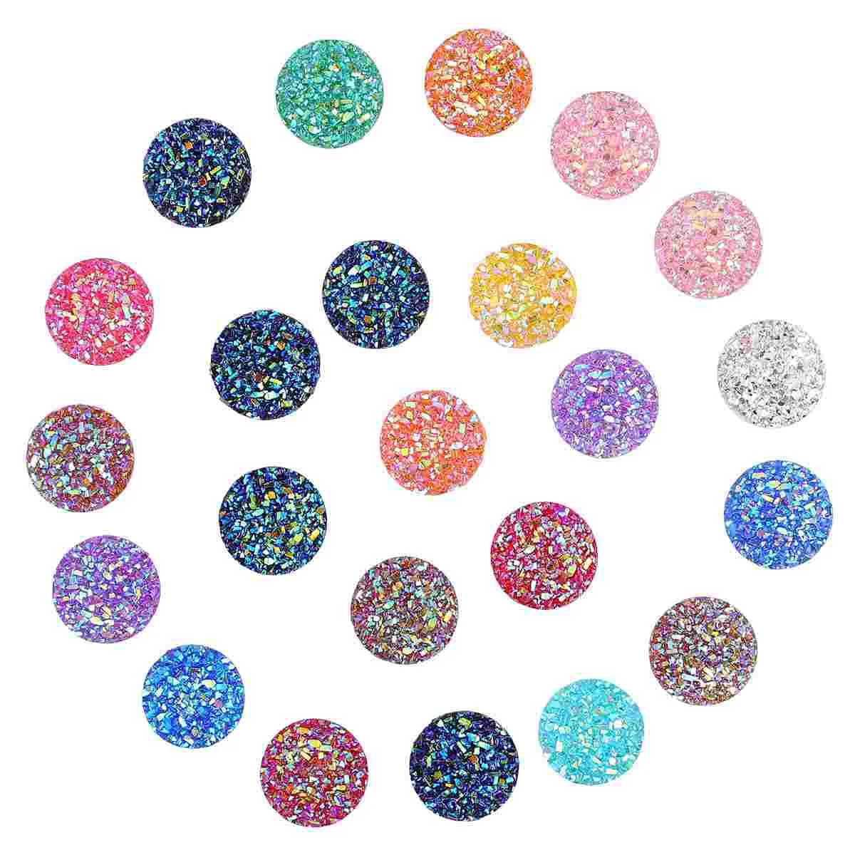 

Friendship Bracelet Ore Crystal Sticker Flat Bottom Resin Jewelry Making Supplies