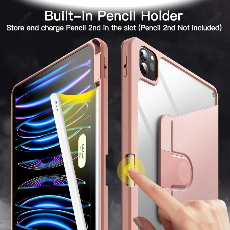 Versatile Rotating Tablet Case - Premium Protection with 360-Degree Swivel