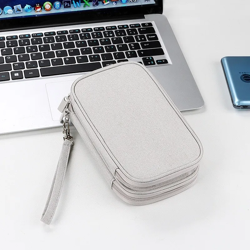 Data Cable Storage Bag Waterproof Travel Organizer Bag Portable Carry Case Storage For APPLE Samsung Cable Cord USB Charger