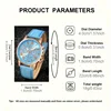 Fashion quartz watch and jewelry set, shock resistant circular analog digital display, PU leather strap, zinc alloy case 5 Fashion quartz watch and jewelry set, shock resistant circular analog digital display, PU leather strap, zinc alloy case 5