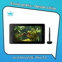Huion Kamvas Pro 12 Graphics Tablet with Screen 11.6 Inch Digital  Drawing Monitor Full-Laminated Pen Display with Foldable Sta 1