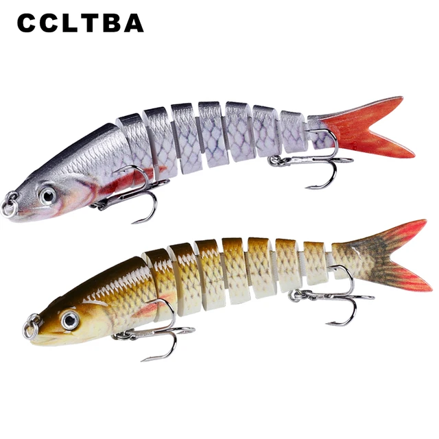 CCLTBA 10cm 10g Bass Fishing Lures Sinking Jointed Swimbait Trout Bait  Tackle Wobbler Lure for Fishing - AliExpress