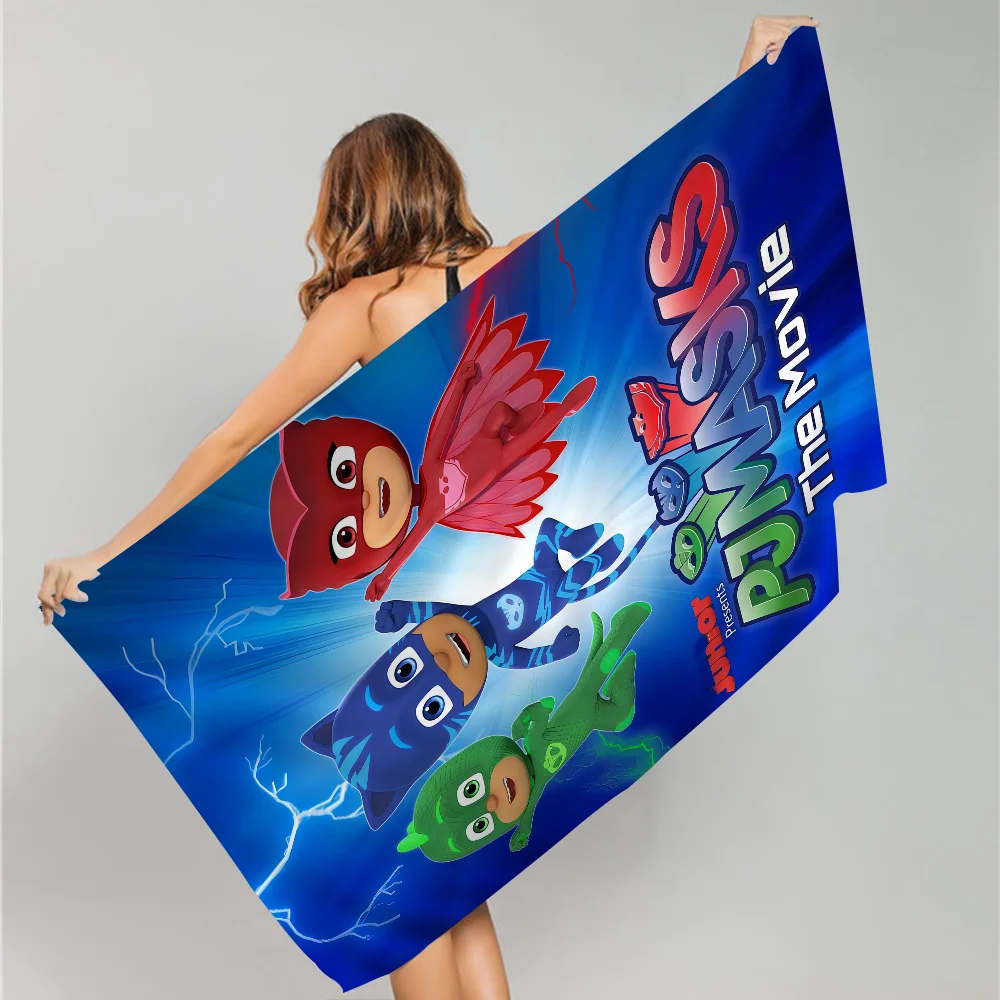 Cartoon J-PJ M-Masks Microfiber Beach Towel Absorbent Quick dry Soft Yoga Swimming Resort Mountain Climbing Towel 4