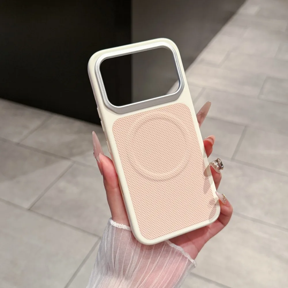 Luxury PU Leather Magnetic Protective Back Cover Case