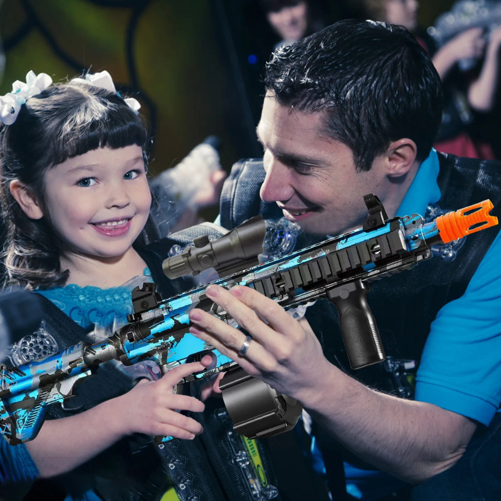 New M416 Manual & Electric Splatter Gun 2-in-1 Gel Ball Blaster With 15000 Eco-Friendly Water Beads Goggles For Outdoor Toys 4 New M416 Manual & Electric Splatter Gun 2-in-1 Gel Ball Blaster With 15000 Eco-Friendly Water Beads Goggles For Outdoor Toys 4