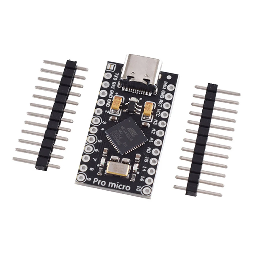 ATmega32U4 USB C타입 프로 마이크로 개발 보드, 2 열 핀 헤더, 마이크로/TYPE-C USB 보드, 레오나르도 USB 보드용 16MHz