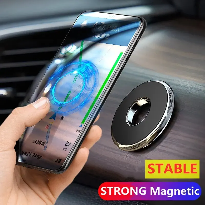 Magnetic-Car-Phone-Holder-Stand-Magnet-Car-Mount-Bracket-GPS-Smartphone ...